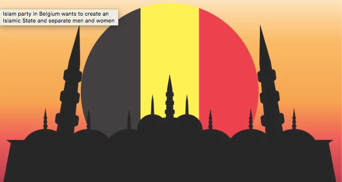 Βελγικό «Κόμμα του Ισλάμ» κερδίζει ψήφους διότι υπόσχεται δημιουργία ισλαμικού κράτους και διαχωρισμό ανδρών και γυναικών